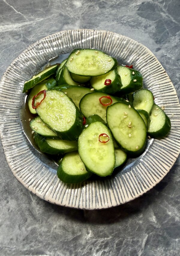Quick Pickled Cucumber Recipe (Asazuke Recipe)