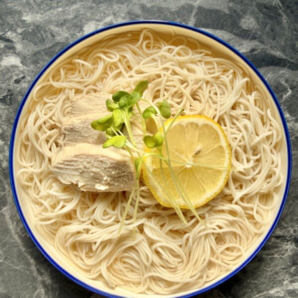 Lemon and Chicken Somen Noodles