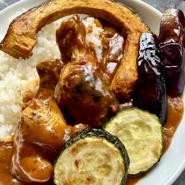 Japanese Chicken Curry with Summer Vegetables