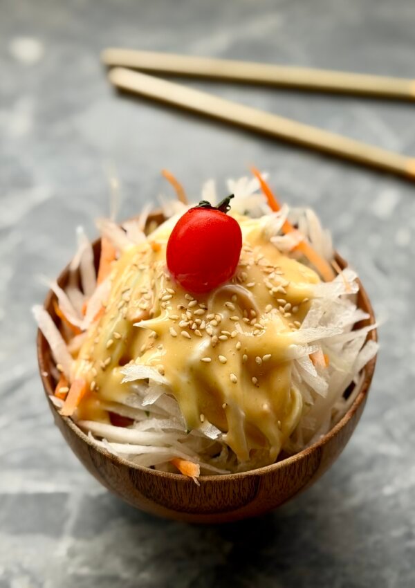 Daikon Salad(No Chopping Recipe!)
