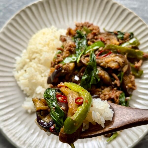 Spicy Miso Stir-Fry with Basil